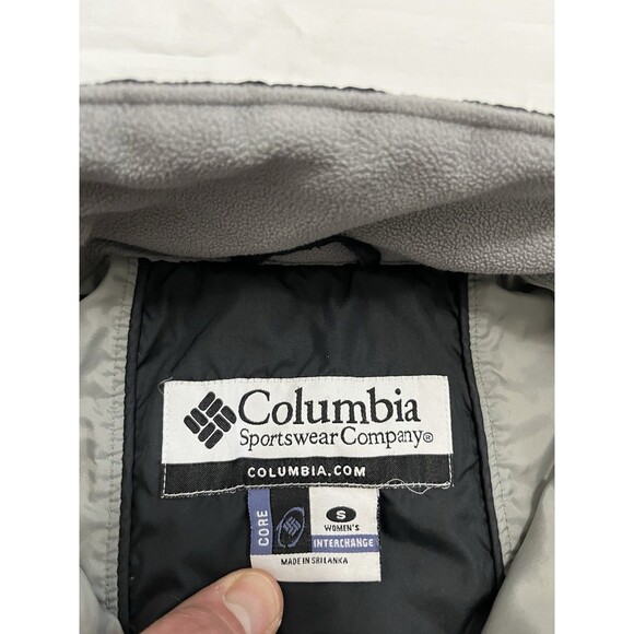Columbia Core Interchange 3-1 Quilted Liner Jacket Women Small Black - Picture 4 of 9